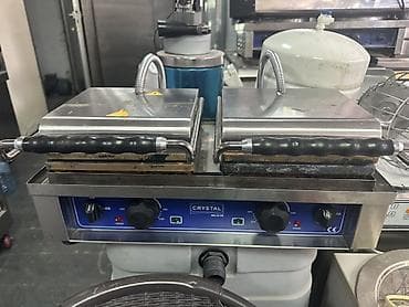 Оборудование для мойки: CRYSTAL WB 28 CE iki bölməli vafli aparatı - İki müstəqil vafli — 1