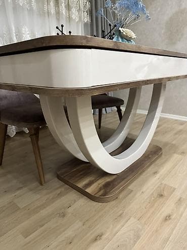 parca stul: Qonaq masası, Açılmayan, Taxta, Dördbucaq masa — 3