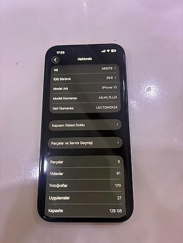 pro max 14: IPhone 13, 128 GB, Göy, Face ID — 3