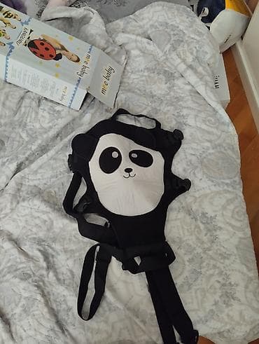 it evi: Moe Baby “Kanguru” uşaq daşıyıcısı – panda dizaynı - Ön tərəfi — 2