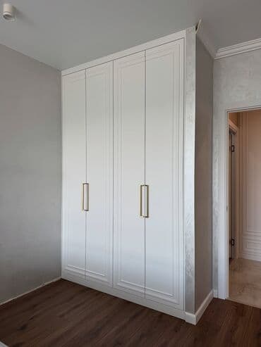 стенка для спальни: Распашной, 4 двери Прямой шкаф, Гардеробный шкаф — 2