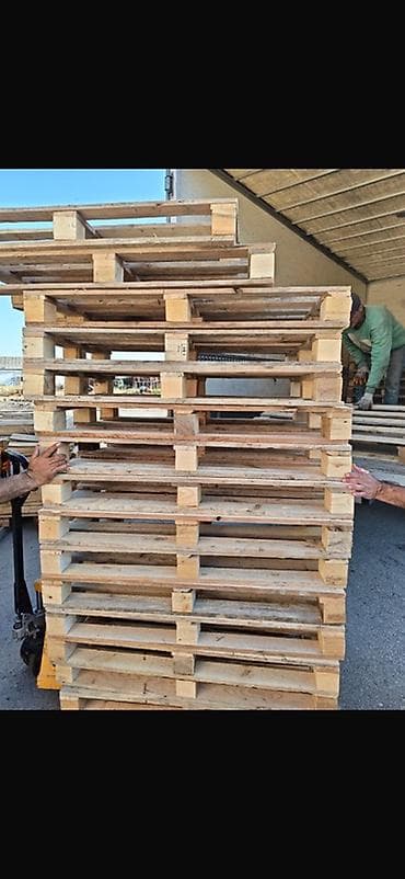 Taxta paletlər – standart ölçülü Məhsul təsviri: - Sənaye və anbar — 2