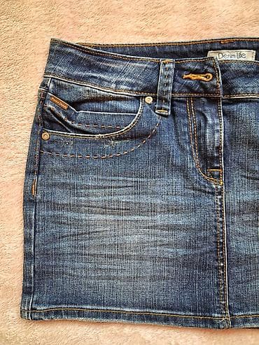 cins paltar: Mini Ətək, Cins, M — 3