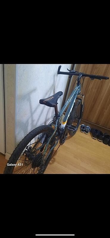 SAFT dağ velosipedi - Güclü alüminium tipli sərt çərçivə, idman — 2