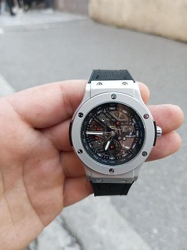 saat vitirni: Yeni, Qol saatı, Hublot, rəng - Boz — 1