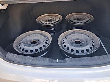 mercedes e 320: 4 ədəd polad disk dəsti - Material: polad - Rəng: qara (sənaye boyası — 1
