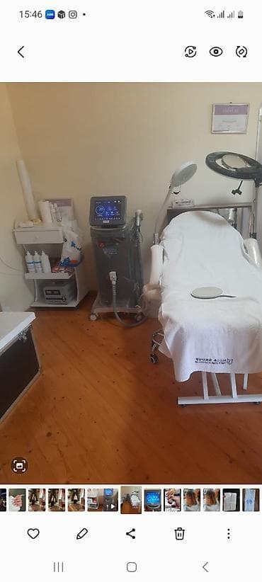 Оборудование для производства: Peşəkar kosmetologiya üçün lazer epilyasiya aparatı və iş guşəsi — 1