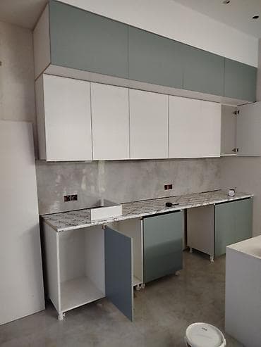 Sifarişlə mətbəx dəsti, Özü çəkən petlələr, MDF, Kredit yoxdur