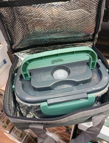 yemək termusu: Rəng - Yaşıl, Yəmək üçün termos, Paslanmayan polad — 1