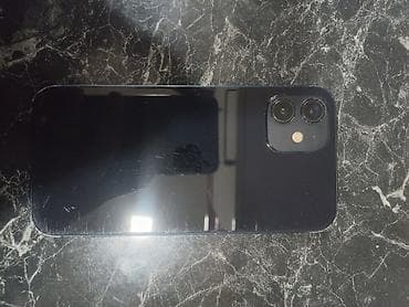 iphone 9 telefon: Smartfon iphone 12 - Tam ekranlı, kənarları yuvarlaq dizayn - Qara — 2