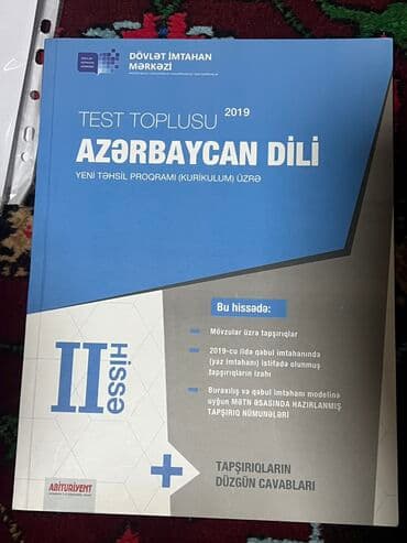 narkotik duxu qiymeti: Test kitablari her biri tezediryazilmayib qiymetinden asagi — 14