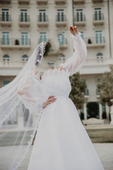 фата койноктор: Gelinlik 1 defe geyilib750 azn tikilib 270azn satilir fatayla — 4