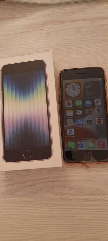 купить айфон се 2022: IPhone SE 2022, 64 ГБ, Белый, Отпечаток пальца, Face ID, С документами — 2