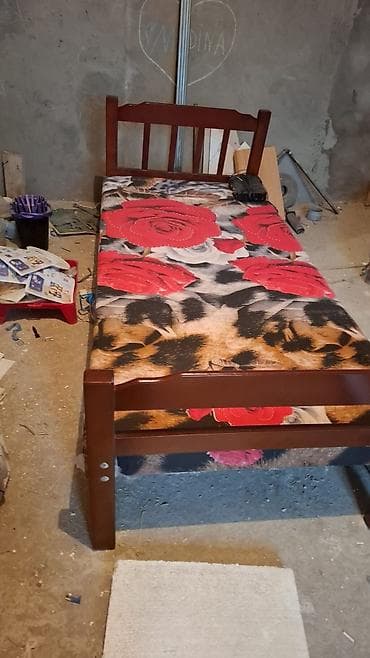 leopar: Təknəfərlik çarpayı, Bazasız, Matras ilə, Siyirməsiz — 2