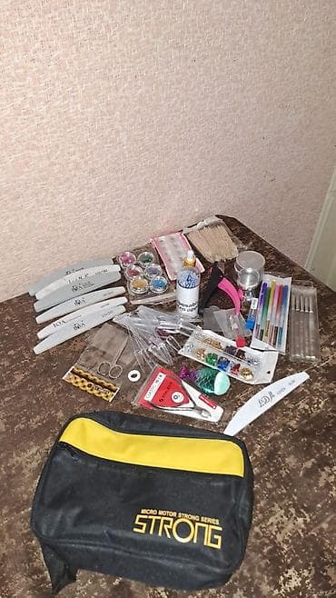 Оборудование для ресторанов, кафе: Manikür üçün peşəkar dəst Tərkib: - STRONG Series 210 mikromotor seti — 2