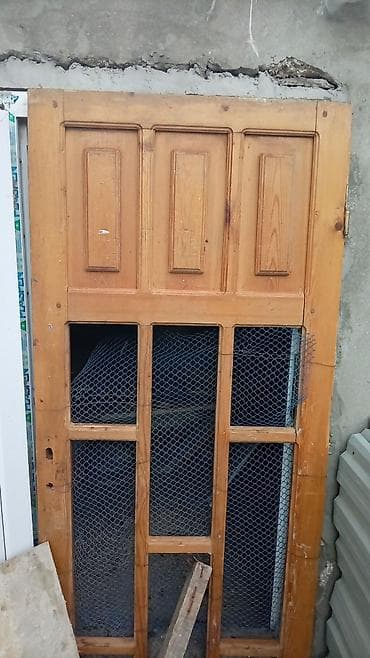 ev ucun dekor: Məhsulların təsviri: 1) Taxta qapı - Material: təbii ağac - Üst hissə — 1