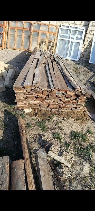 Taxta materialı – müxtəlif ölçülü taxta lövhələr və şalbanlar -