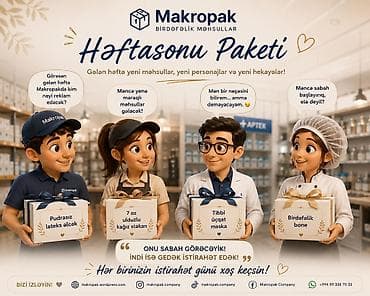 ucuz kask: 🎁 Həftəsonu Paketi hazırdır! Bu həftə Makropakda 4 fərqli məhsul, 4 — 1