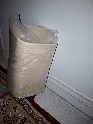 cay qabi: Məhsul: Birdəfəlik servis dəsti Tərkib: - Palma yarpağından — 10