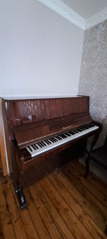 пианино ronisch цена: Upright pianino – “Lastoçka” modeli - Korpus: parlaq qəhvəyi/maun — 3