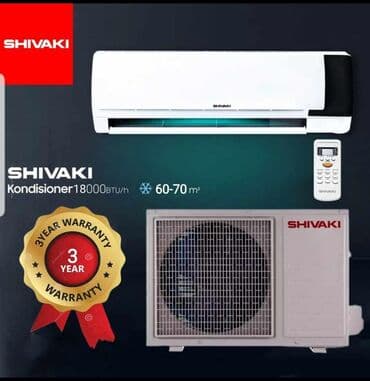 shivaki kondisioner pultu: Kondisioner Shivaki, 30-35 kv. m, Split sistem, Kredit yoxdur — 1