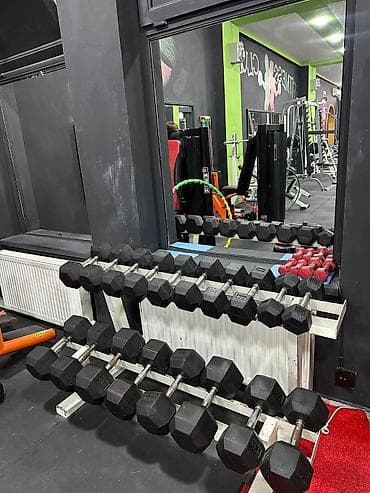 diskalar: Fitness zalı avadanlıqları komplekti 💥 zal bağlanır bütün aletler — 4