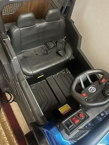 oyuncaq masın: Uşaqlar üçün elektrikli minik maşını – mavi rəng Adaptrı yoxdur amma — 2