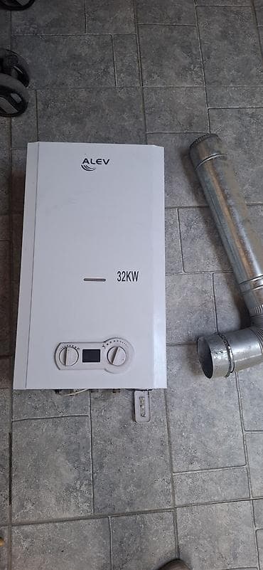 ALEV 32 kW qaz su qızdırıcısı (divardan asılan tip) Xüsusiyyətlər: -