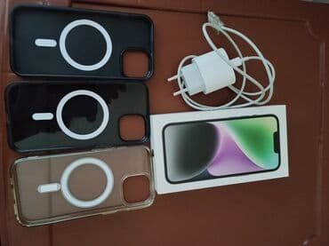 samsung not 3 qiymeti: IPhone 14, 256 GB, Göy, Face ID — 3