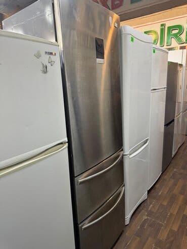 samsung soyducu: 2 qapılı Samsung Soyuducu Satılır, rəng - Gümüşü — 1