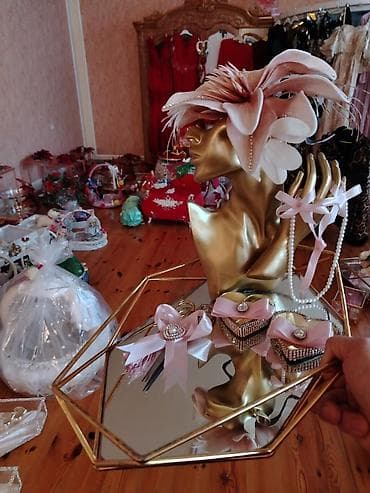 Оборудование для мойки: Gəlinlik və nişan aksessuarları üçün dekorativ vitrin dəsti - — 6