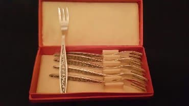 novruz süfresi: Вилки для фруктов,десерта.длина 14 см.6 штук — 1