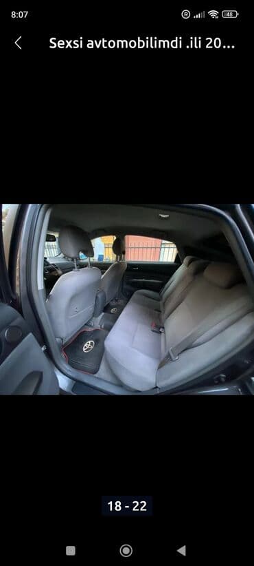 bmw x7 2009: Toyota Prius (2-ci nəsil) hibrid hetçbek - Gümüş-boz rəng (dark — 8