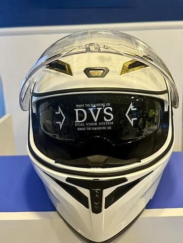 cg motor: Tam üzlü motosiklet dəbilqəsi – DVS (Dual Visor System) — 2