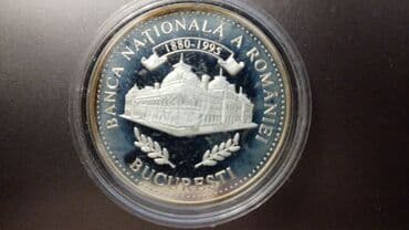 1 dollar satıram: Юбилей Национального Банка Румынии. Ag 925 с сертификатом — 1
