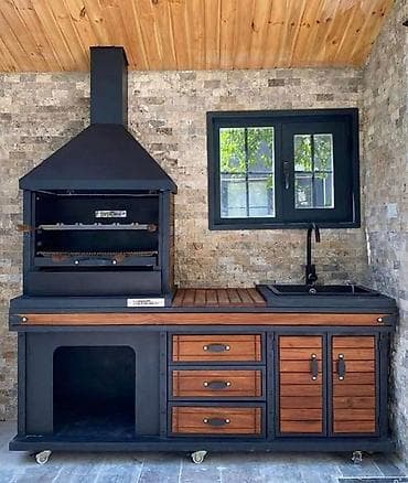 Manqallar, qrillər, barbekyu: Manqal, Kömür, Şişli — 1