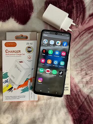 iphone 6 's: Samsung Galaxy A51 5G, 64 GB, rəng - Qara, Barmaq izi, Face ID — 4