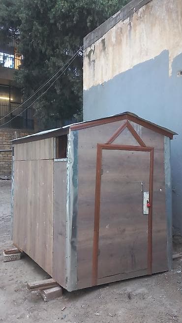 vaqon evi: Əla vəziyyətdə göyərçin evi.Uzunluğu-240sm,eni-150sm,hündürlüyü-180sm — 5