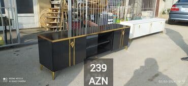 Dolablar: Yeni, Düz TV altlığı, Polkalı, Laminat, Belarusiya — 2