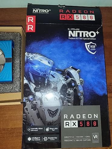 044 mobil operator: Videokart Sapphire Radeon RX 580, 8 GB — 6