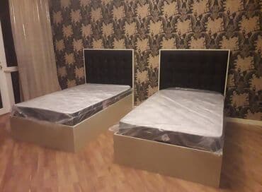 çarpayı qiymətləri: Birnəfərlik, Bazasız, Pulsuz matras, Siyirməsiz, Rusiya, Mat laminat — 1