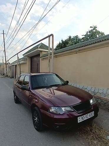 eylec bendi: Daewoo Nexia sedan - Kuzov: 4 qapılı sedan, tünd albalı rəng - — 3