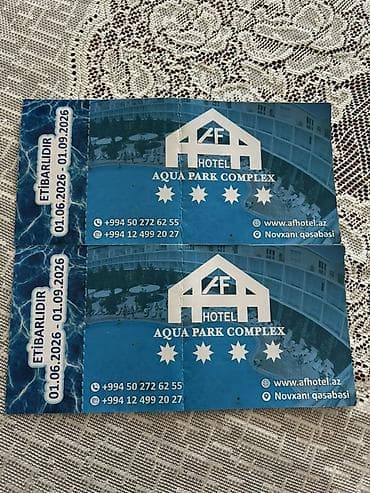 qas permanent: AF Hotel Aqua Park Complex – Giriş bileti Etibarlılıq müddəti — 1