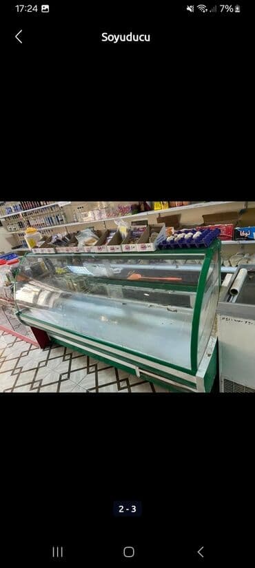 soyuducu et ucun: Mağaza vitrin soyuducusu - Tip: şaquli ön tərəfi qabarıq şüşəli — 2