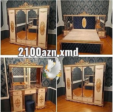 İkinəfərlik çarpayı, Dolab, Termo, 2 tumba, Yeni