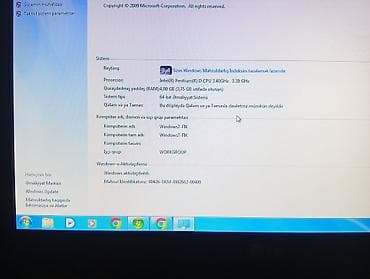 sistem block: Masaüstü kompüter kompüter Texniki göstəricilər: - Prosessor: Intel — 2