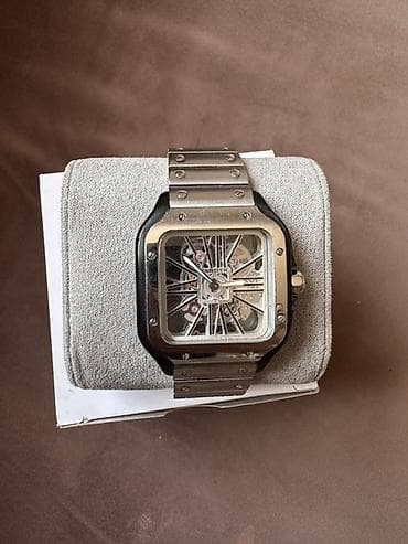 Б/у, Наручные часы, Cartier, цвет - Серебристый — 2