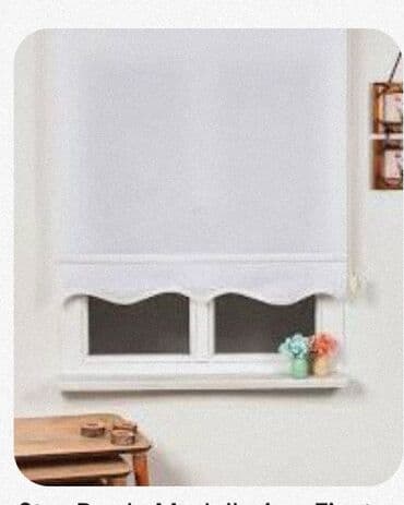 sederekde perdeler: Zebra və sadə rulon ştorların, plisse və dikey jalüzlərin əl dəymədən — 1