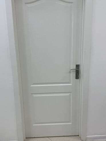 taxta qutu: Ağ rəngli klassik otaq qapısı 2 eded - Material: MDF əsaslı, üzəri — 4