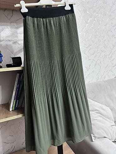 prokat paltar: Zeytun-yaşıl rəngdə yupka S,M bedene — 1